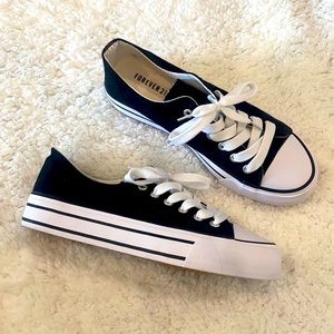 Size 9 Forever 21 Black/White Shoes Brand New